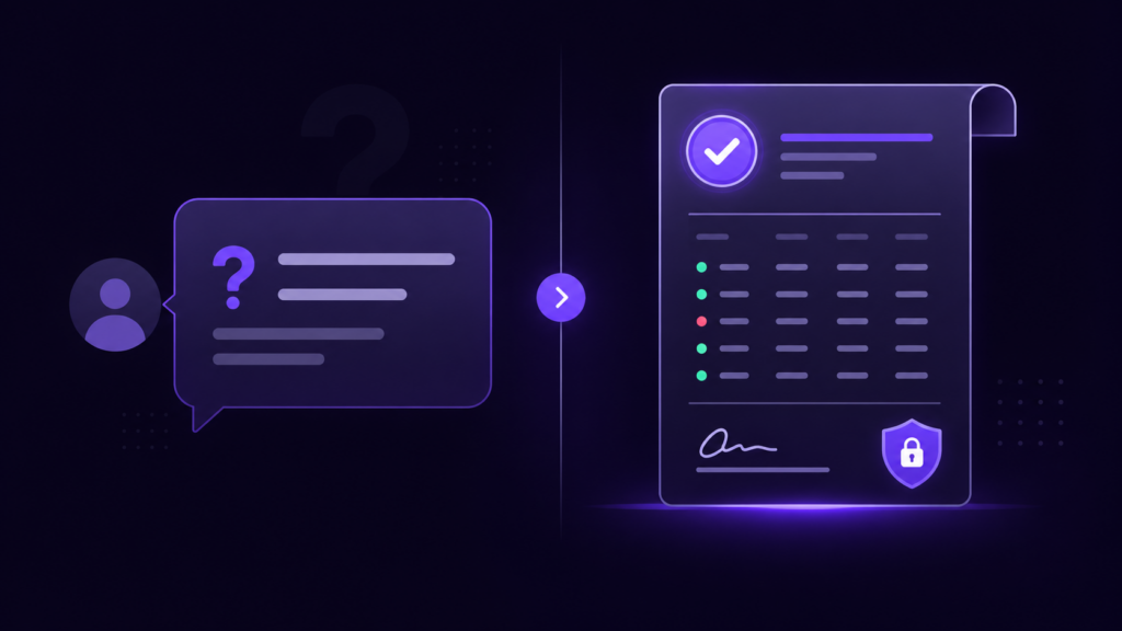 Illustration representing a new brokerage operator responding to a client's stop-loss hunting question with transparent execution data